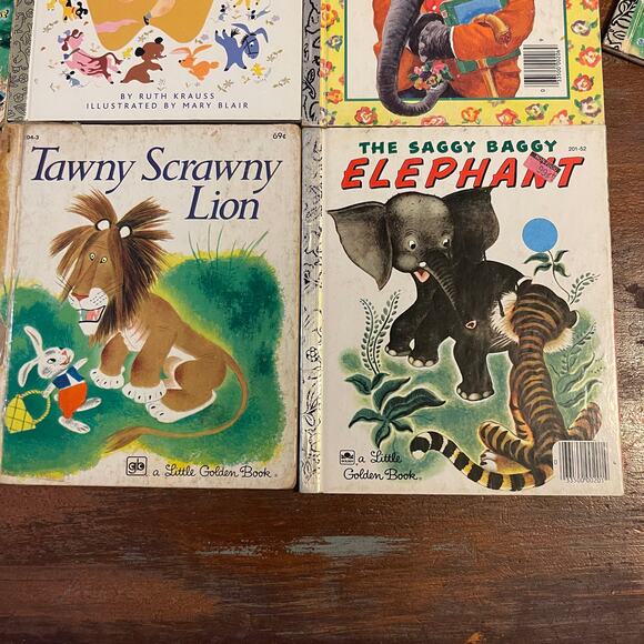 A Little Golden Book Collection Mixed Lot of 11 Books Lion Elephant Puppy - Picture 4 of 8